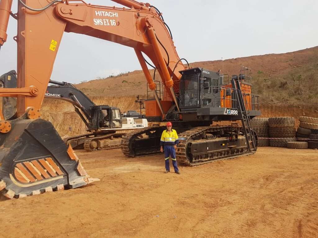 New Hitachi Excavator EX1200-7BH Training at Ivory Coast