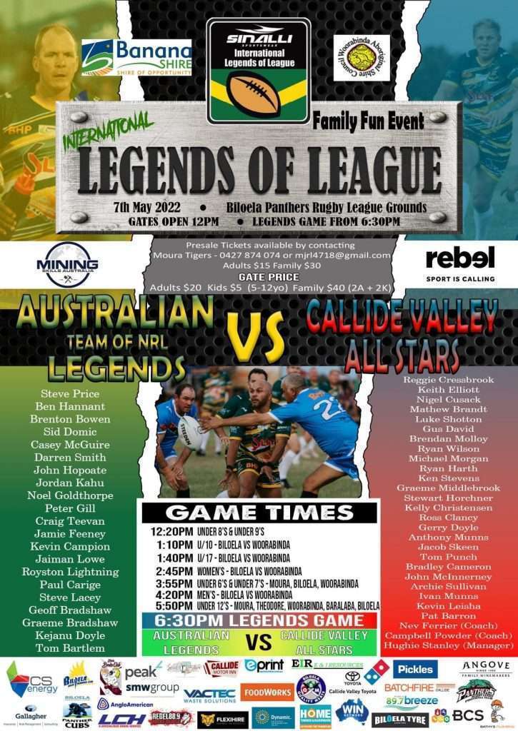 International Legends of League and Mining Skills Australia